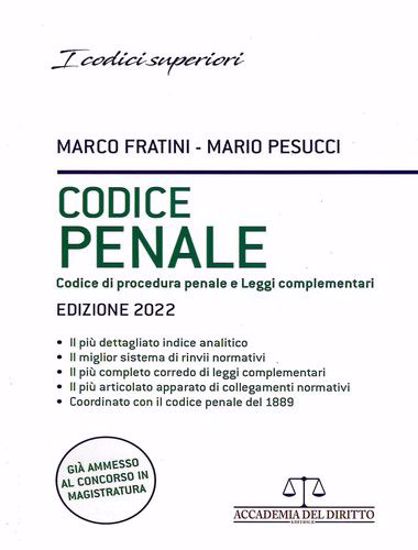 Immagine di Codice Penale Codice di procedura penale e Leggi Complementari 2022