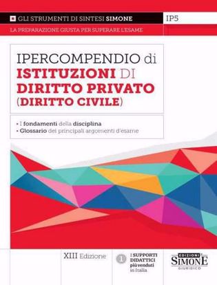 Immagine di Ipercompendio di istituzioni di diritto privato (diritto civile) 2022