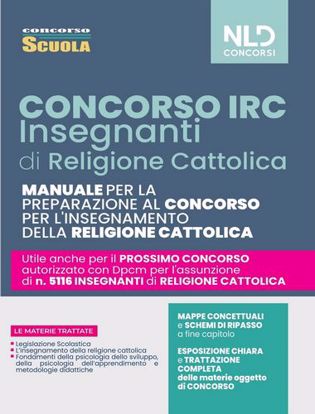 Immagine di Concorso IRC. Insegnanti religione cattolica. Manuale per il concorso 2022. Nuova ediz.