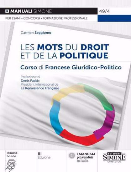 Immagine di Les mots du droit et de la politique. Corso di francese giuridico-politico