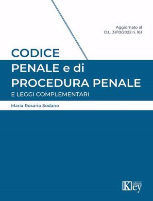 Immagine di Codice penale e di procedura penale e leggi complementari
