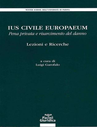 Immagine di Ius civile europaeum. Pena privata e risarcimento del danno