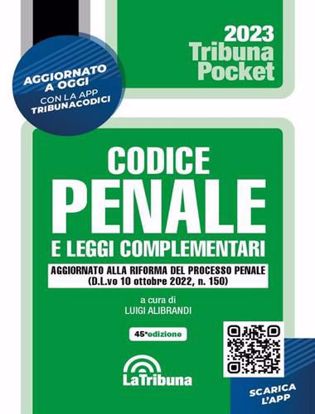 Immagine di Codice penale e leggi complementari Pocket. Con App Tribunacodici - Novembre 2022