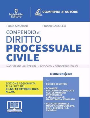Immagine di Compendio di diritto processuale civile. Con espansione online