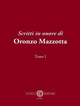Immagine di Scritti in onore di Oronzo Mazzotta. 2 tomi