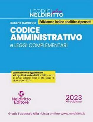 Immagine di Codice Amministrativo Plus 2023 - Aggiornato alla Riforma dei servizi pubblici locali