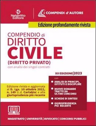 Immagine di Compendio di diritto civile (diritto privato) con analisi dei singoli contratti