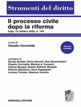 Immagine di Il processo civile dopo la riforma. D.lgs. 10 ottobre 2022, n. 149