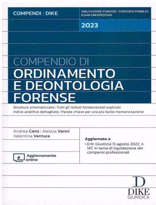 Immagine di Compendio di Ordinamento e Deontologia Forense 2023