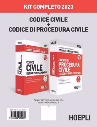 Immagine di Kit Codice civile e Codice di procedura civile 2023