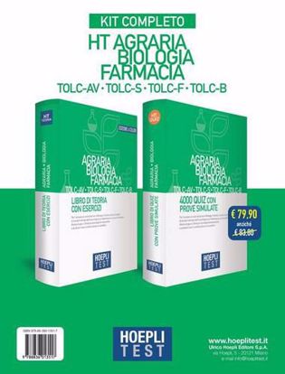 Immagine di Hoepli test. Agraria, Biologia, Farmacia TOLC-AV, TOLC-S, TOLC-F, TOLC-B. Kit completo