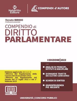 Immagine di Compendio di diritto parlamentare 2023. Con espansione online