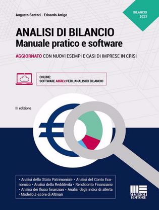Immagine di Analisi di bilancio. Manuale pratico aggiornato con nuovi esempi e casi di imprese in crisi. Con software