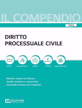 Immagine di Compendio di diritto processuale civile 2023