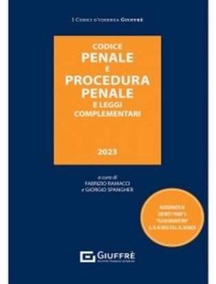Immagine di Codice penale e procedura penale e leggi complementari 2023