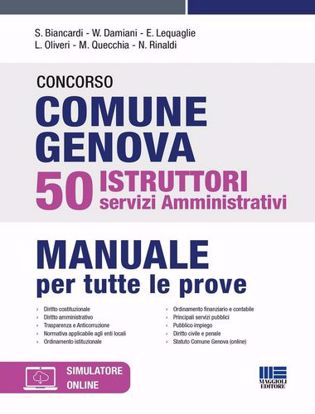 Immagine di Concorso Comune Genova 50 Istruttori servizi amministrativi
Manuale per tutte le prove