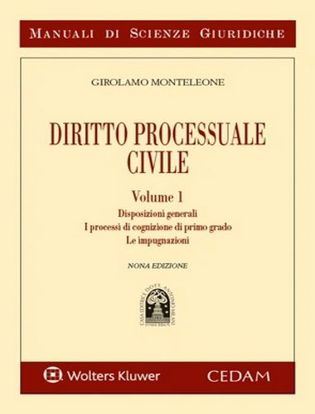 Immagine di Manuale di diritto processuale civile vol.1
Disposizioni generali. I processi di cognizione di primo grado. Le impugnazioni