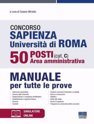 Immagine di Concorso Sapienza Università di Roma 50 posti (cat. C) - Area amministrativa
Manuale per tutte le prove