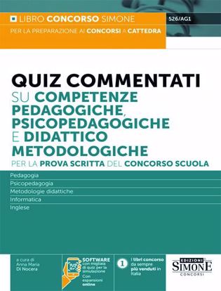 Immagine di Quiz commentati su competenze pedagogiche, psicopedagogiche e didattico metodologiche