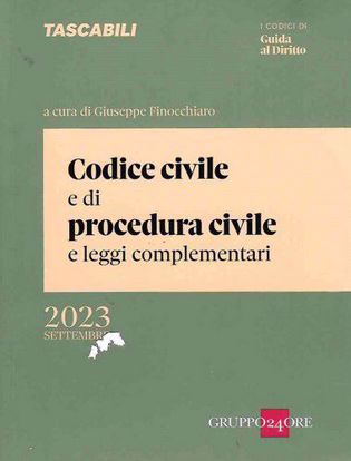 Immagine di Codice civile e di procedura civile e leggi complementari - settembre 2023