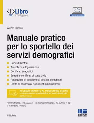 Immagine di Manuale pratico per lo sportello dei servizi demografici