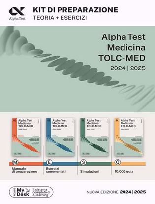 Immagine di Alpha Test. Medicina. TOLC-MED. Kit di preparazione. Teoria + esercizi. Con MyDesk