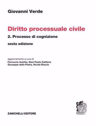 Immagine di Diritto processuale civile vol.2
Processo di cognizione