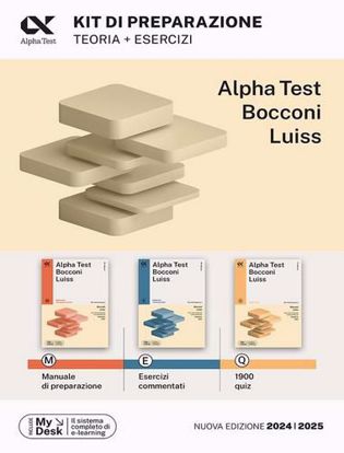 Immagine di Alpha Test Bocconi Luiss. Kit di preparazione: Manuale di preparazione-Esercizi commentati-1900 quiz Tomo 3