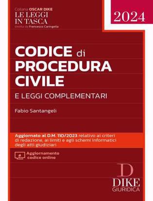 Immagine di Codice di Procedura Civile e leggi complementari – Pocket 2024