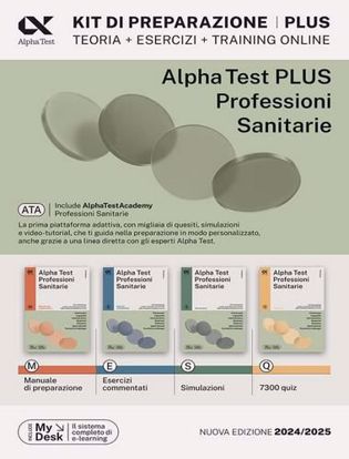 Immagine di Alpha Test plus. Professioni sanitarie. Kit di preparazione Plus. Ediz. MyDesk. Nuova edizione 2024/2025