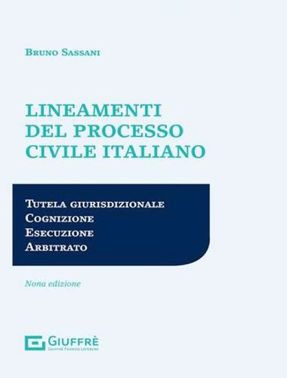 Immagine di Lineamenti del processo civile italiano