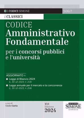 Immagine di Codice amministrativo fondamentale per i concorsi pubblici e l'università