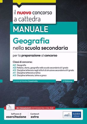Immagine di Geografia nella scuola secondaria. Manuale per la preparazione concorso