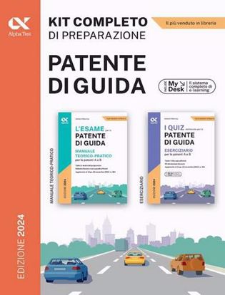 Immagine di Patente di guida. Kit completo di preparazione: Manuale-Eserciziario. Ediz. MyDesk