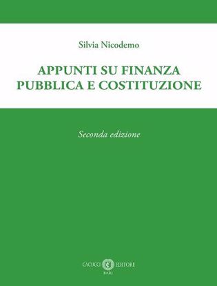 Immagine di Appunti su finanza pubblica e Costituzione