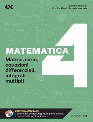 Immagine di Matematica. Matrici, serie, equazioni differenziali, integrali multipli Vol. 4