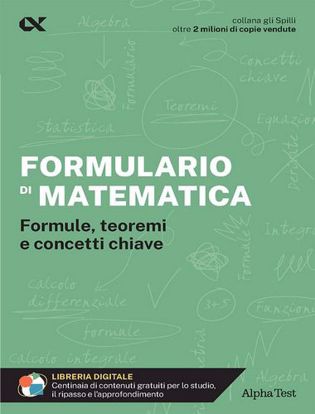 Immagine di Formulario di matematica. Formule, teoremi e concetti chiave