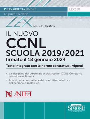 Immagine di Il nuovo CCNL Scuola 2019/2021 firmato il 18 gennaio 2024. Testo integrato con le norme contrattuali vigenti
