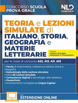 Immagine di Concorso Scuola. Teoria e lezioni simulate di italiano, storia, geografia e materie letterarie