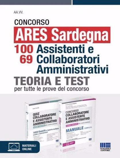 Immagine di Concorso ARES Sardegna 98 assistenti amministrativi. Kit. Teoria e test per tutte le prove del concorso